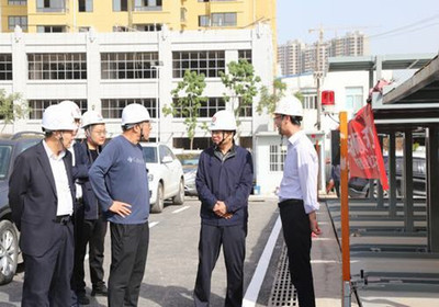 陕煤建设咸阳分公司承建的咸阳城市停车场BOT项目柳仓地下停车场工程投入试运行